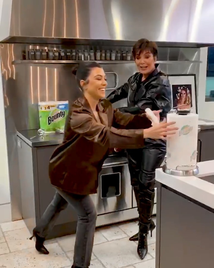 At least you’re a HOT mess, @krisjenner #BountyPartner #QuickerPickerUpper #SBLI...