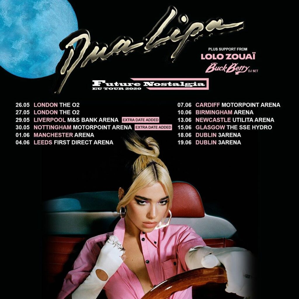 MORE TOUR!  I’ve added a couple more dates to my Future Nostalgia tour. Pre-orde...