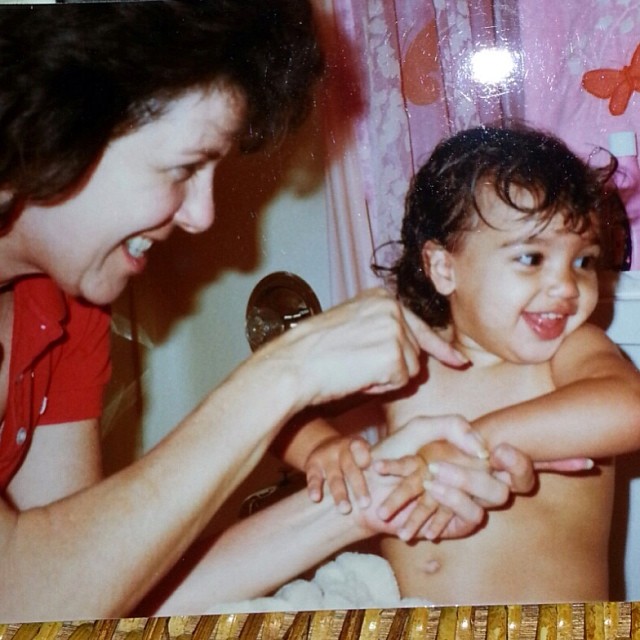 #FlashbackFriday me and my grandma MJ ...