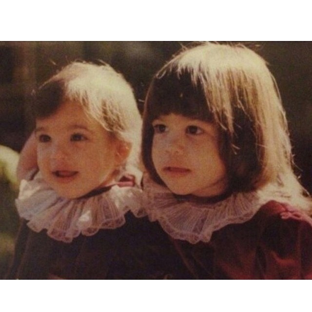 #TBT @kourtneykardash & I 1981...
