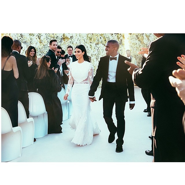 Mr. & Mrs. Kanye West...