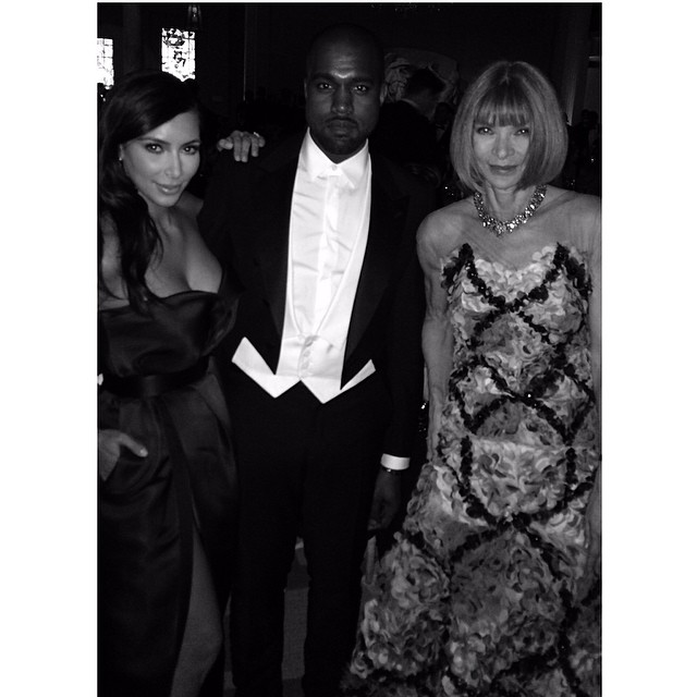 Thank you Anna for beautiful evening #MetBall #Vogue...