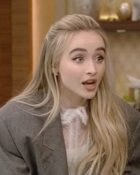 Sabrina Carpenter This Morning In fendi On livekellyandryan Talking meangirlsbway And My 