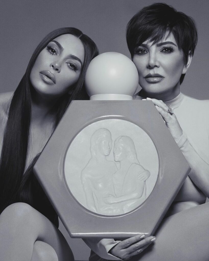 My mom @krisjenner and I are so excited to announce the launch of KKW x KRIS, ou...