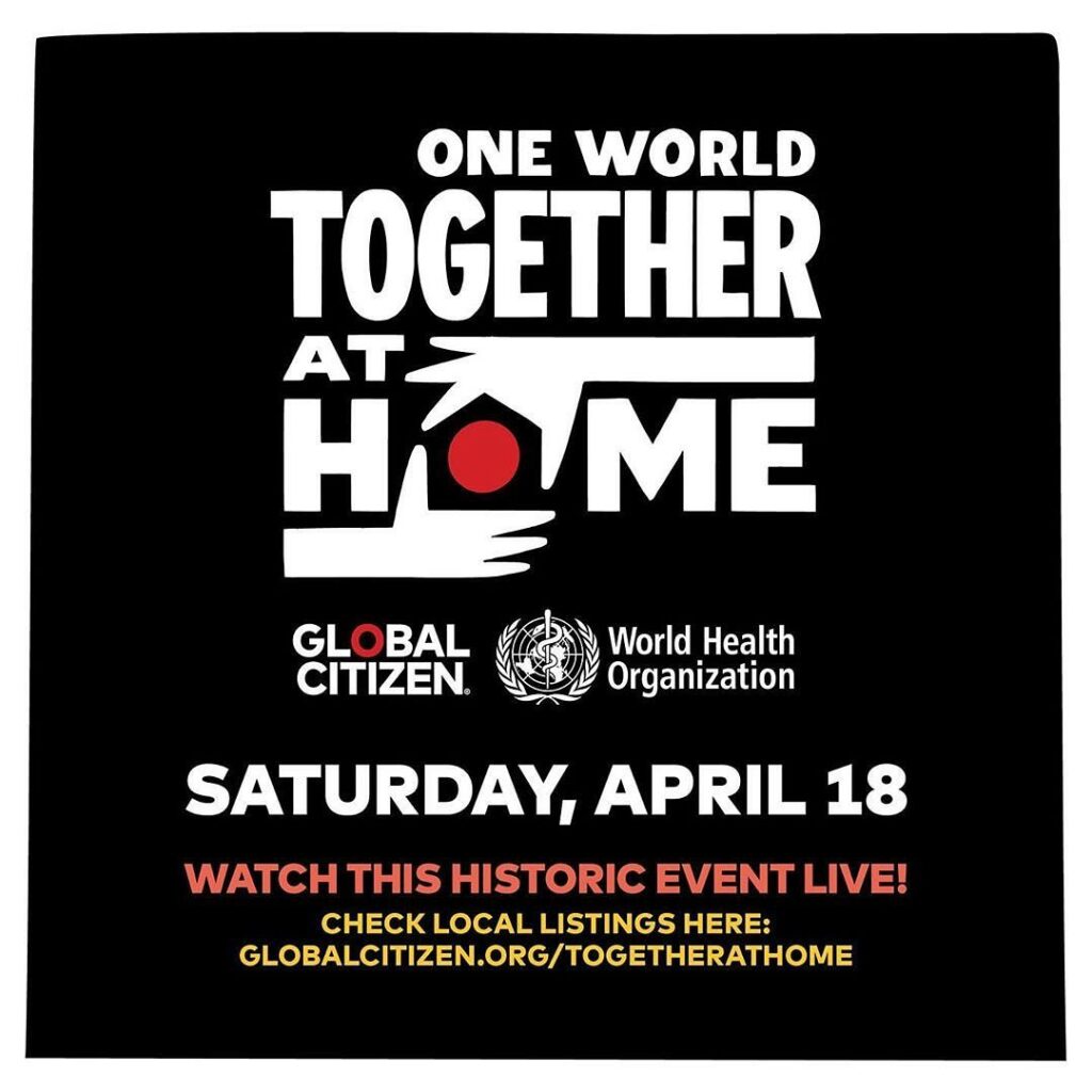 Can’t wait for Saturday  Visit globalcitizen.org/togetherathome for more info! @...