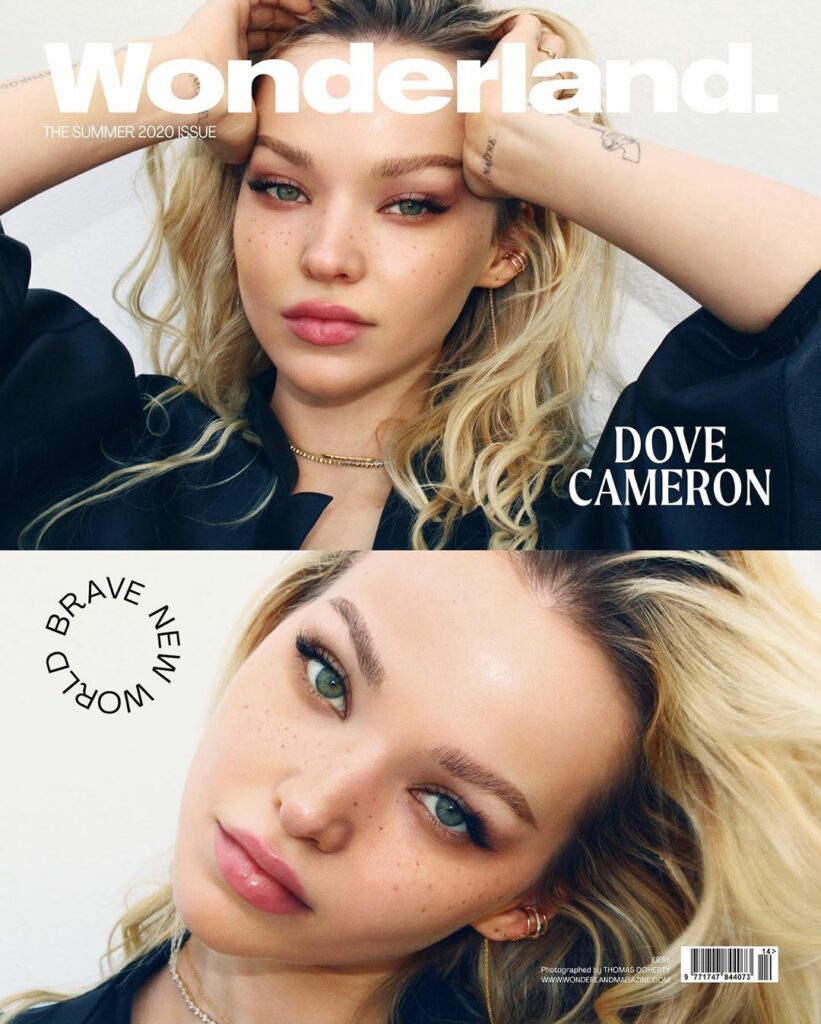 so excited to share my @wonderland cover   Creative direction: @dovecameron
Phot...