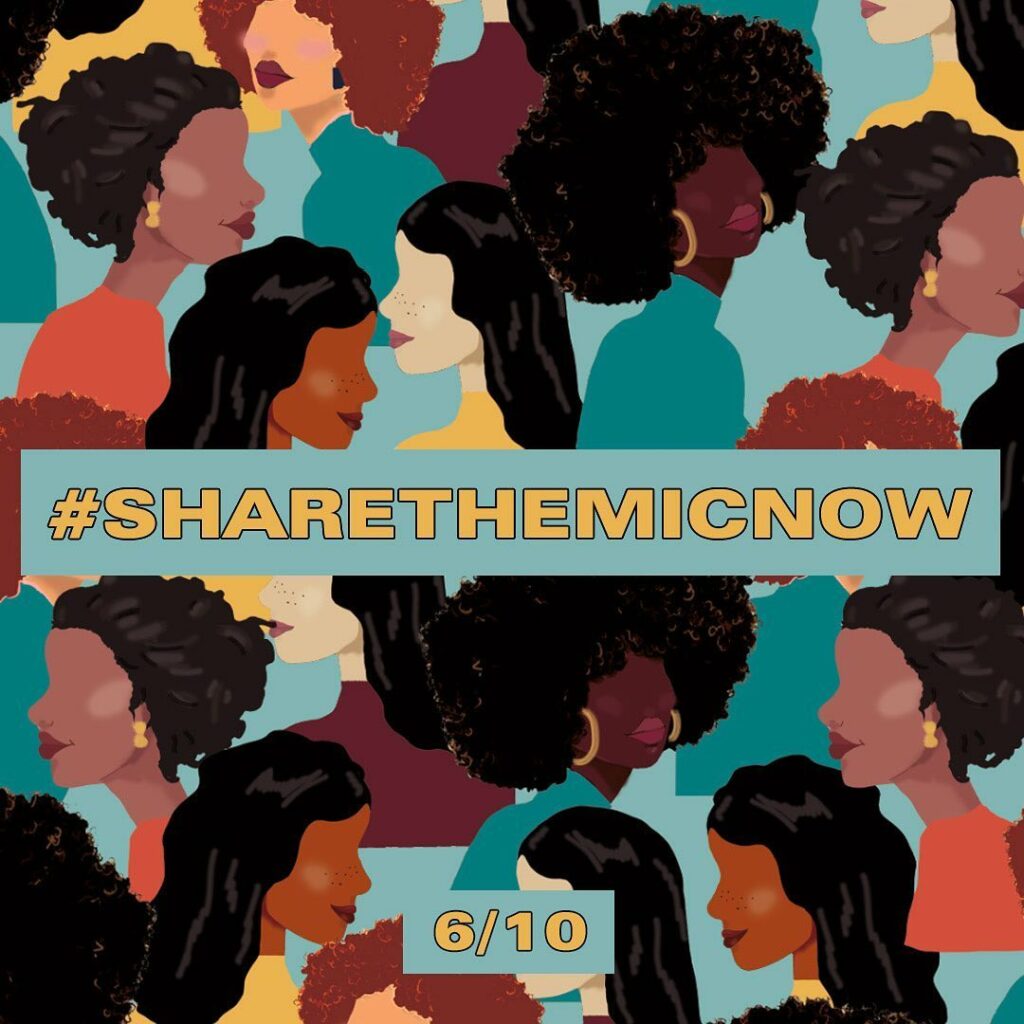 On Wednesday, June 10, I will #SharetheMicNow with another voice. Listen up. ...