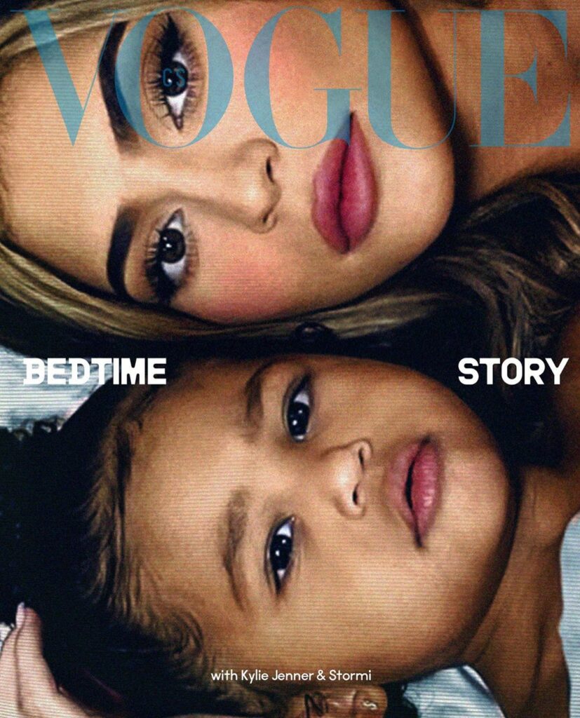 new cover with my baby for @vogueczechoslovakia shot at home on my iphone  @more...