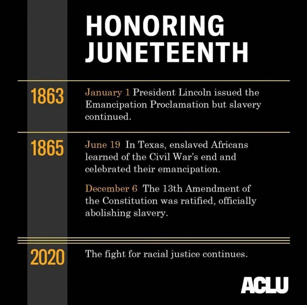 Camila Cabello: Today is Juneteenth!! So many of us are taught that slavery ended with the Emanc… Today is Juneteenth!! So many of us are taught that slavery ended with the Emanc...