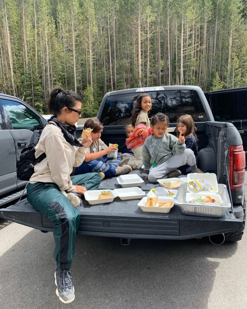 picnic in the pickup...