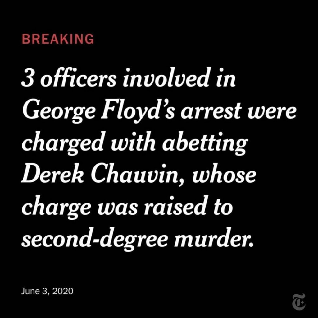 to the people that say protesting doesn’t work: the charges against Derek Chauvi...