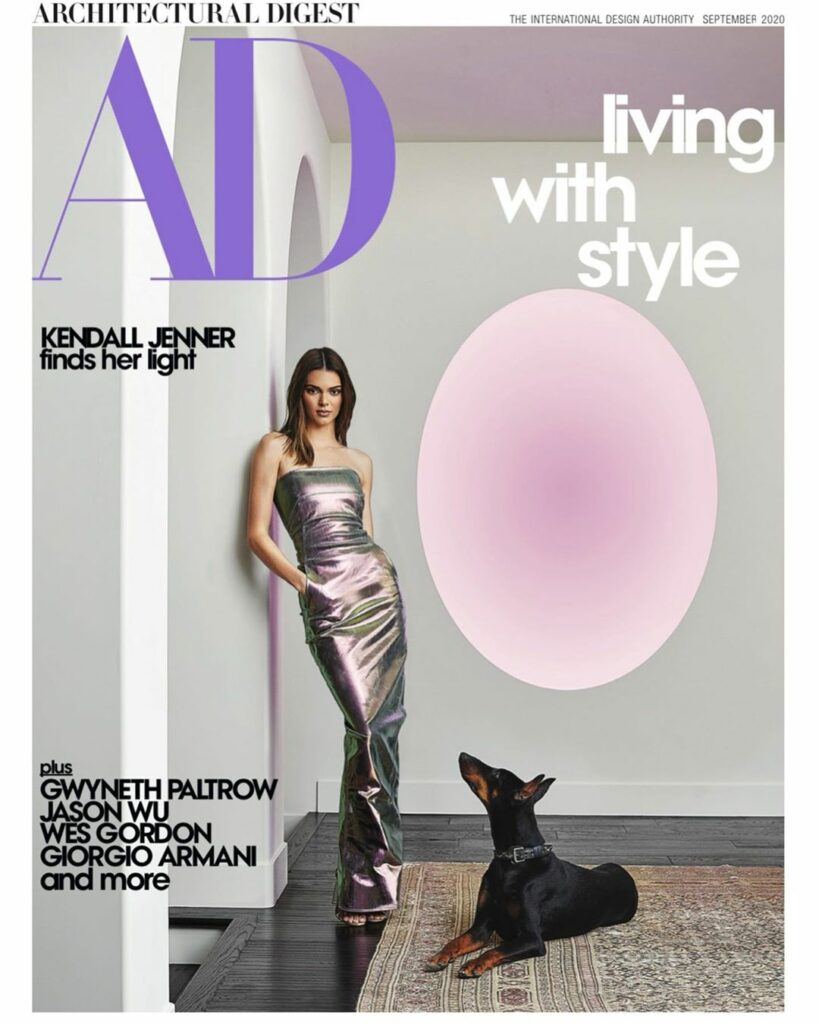 me and SIX on the new @archdigest Sept. cover! it’s always been a big dream of m...