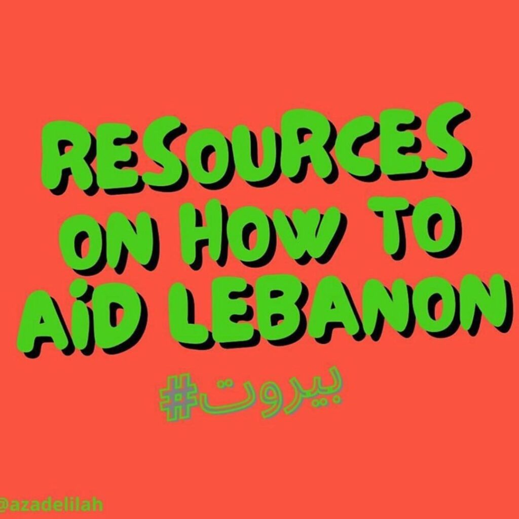 Lebanon is on its knees and needs us more than ever. Yesterday's explosion in Be...