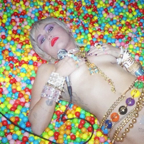 Miley Cyrus: Done sweet talkin'. 