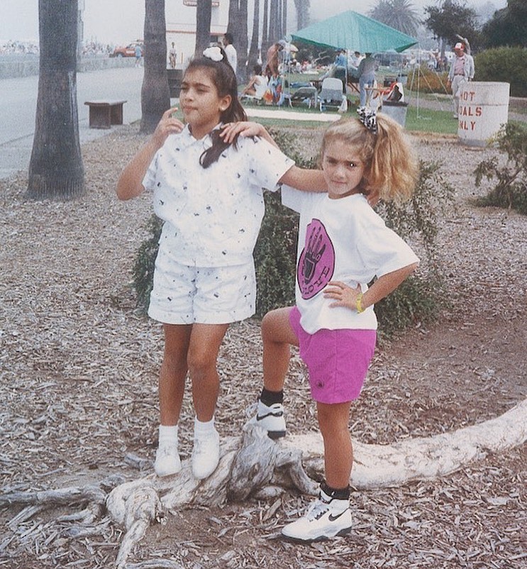 My best friend @allisonstatter and I in San Diego. We must have been 7 years old...