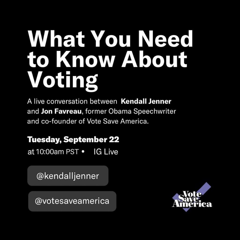 going live tomorrow morning with @jfavs and @votesaveamerica to get some questio...