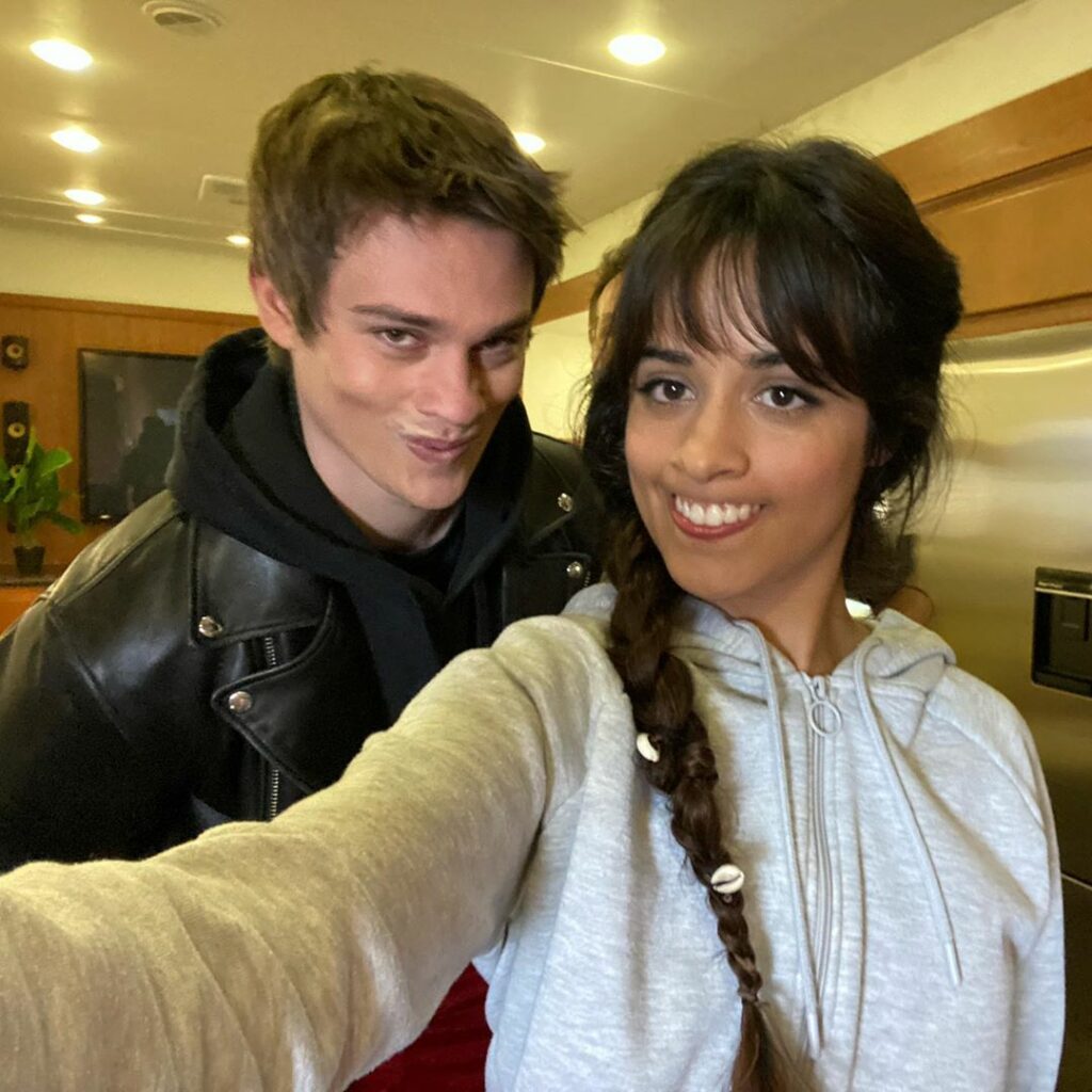 Camila Cabello: Happy birthday to this guy!!!! ! He plays the prince in our Cinderella film, (sp… Happy birthday to this guy!!!! ! He plays the prince in our Cinderella film, (sp...