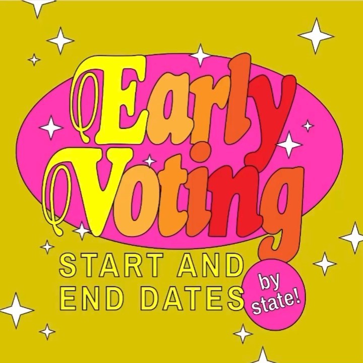 did you know that in some states you can early vote??? you don’t have to wait ti...