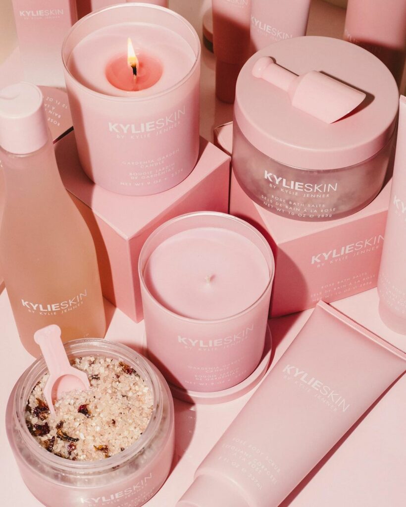 my brand new @kylieskin rose bath collection, launches this Thursday Nov 12 at 9...