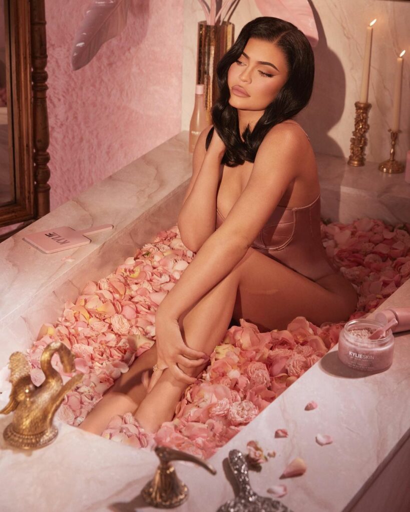 the rose bath collection and advent calendars launch TOMORROW at 9am pst KylieSk...