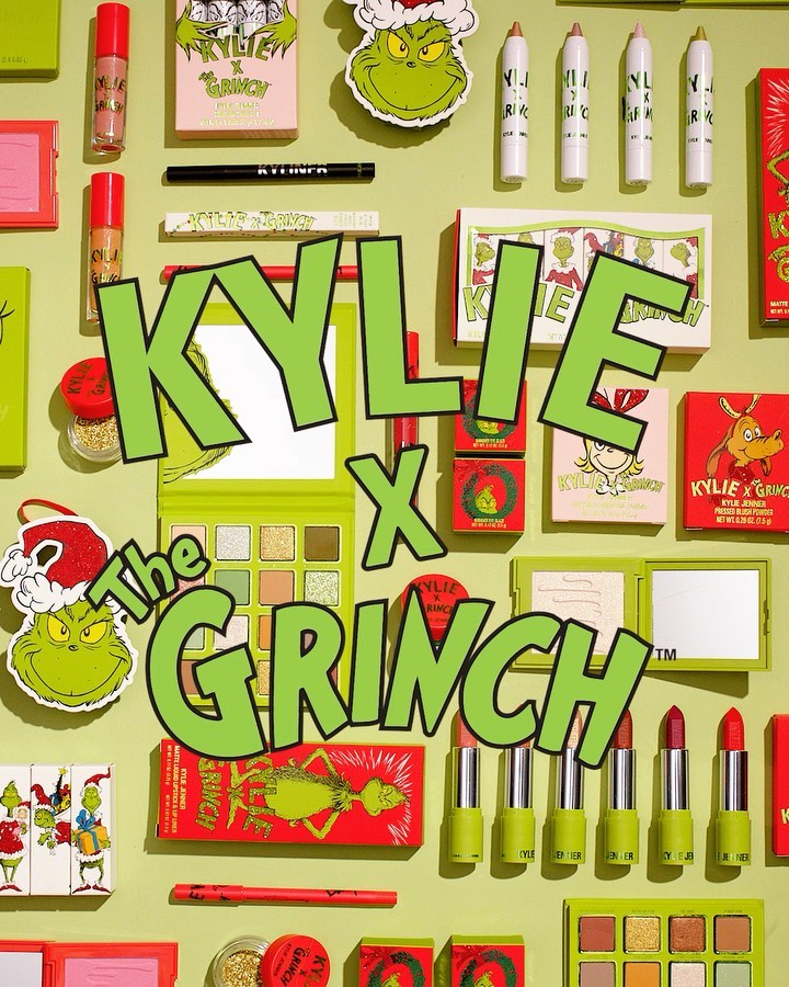 WOW  MY GRINCH X KYLIE HOLIDAY COLLECTION LAUNCHES 11.19 ONLY ON KYLIECOSMETICS....
