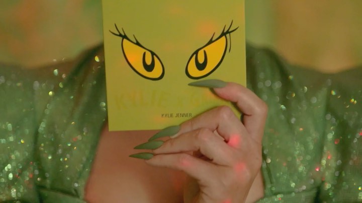 2 more days till the GRINCH X KYLIE collection launches on 11.19  @kyliecosmetic...