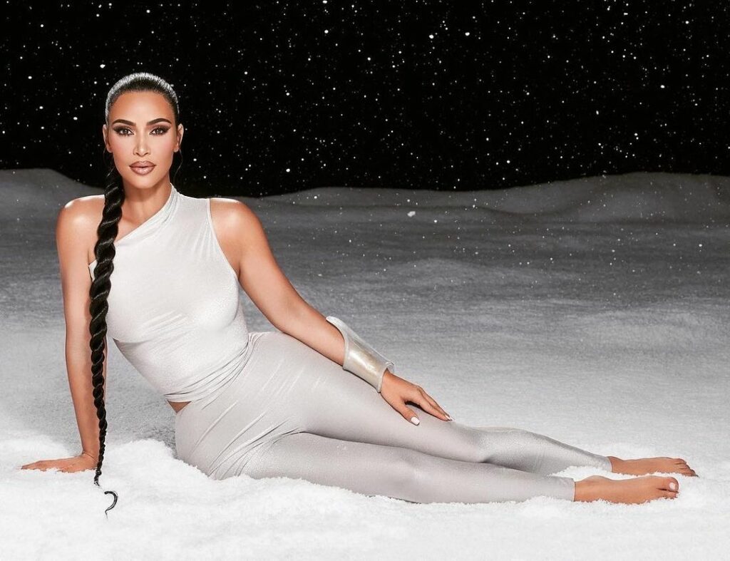 It was snowing in Calabasas for my holiday collection! Check it out now KKWBEAUT...