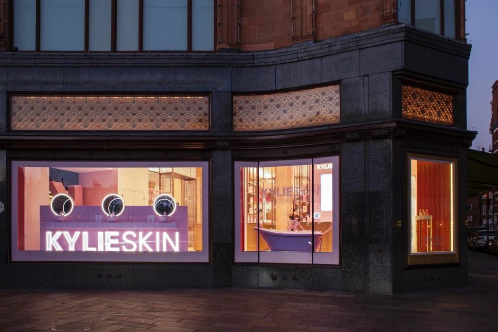 @kylieskin is now available in @harrodsbeauty stores in the UK, just in time for...