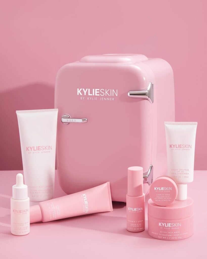just launched my @kylieskin limited edition mini fridge to hold all your skincar...