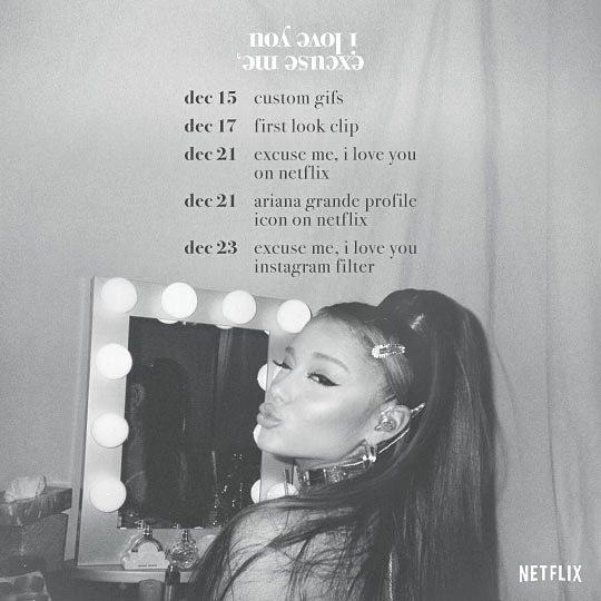 one week  #excusemeiloveyou @netflix...