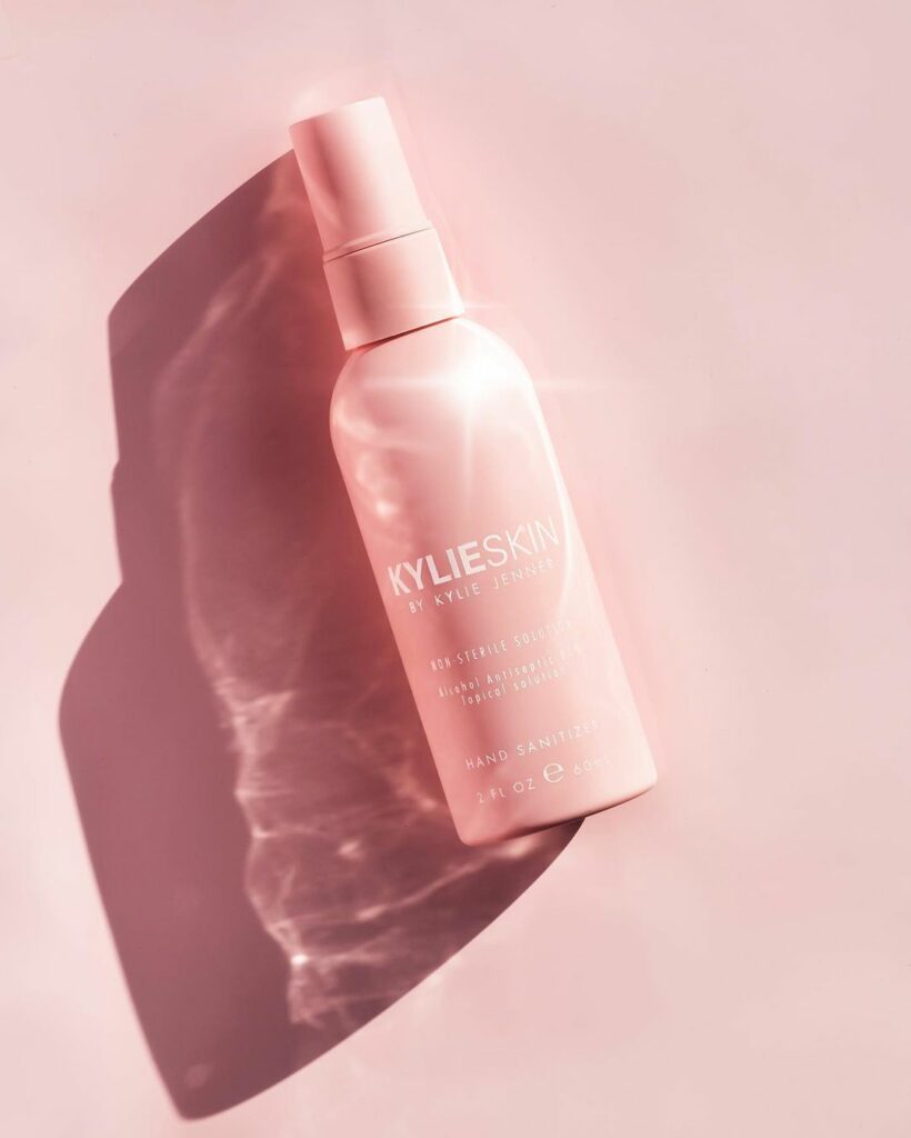 my @kylieskin hand sanitizer launches TOMORROW at 9am pst  80% alcohol, fast dry...
