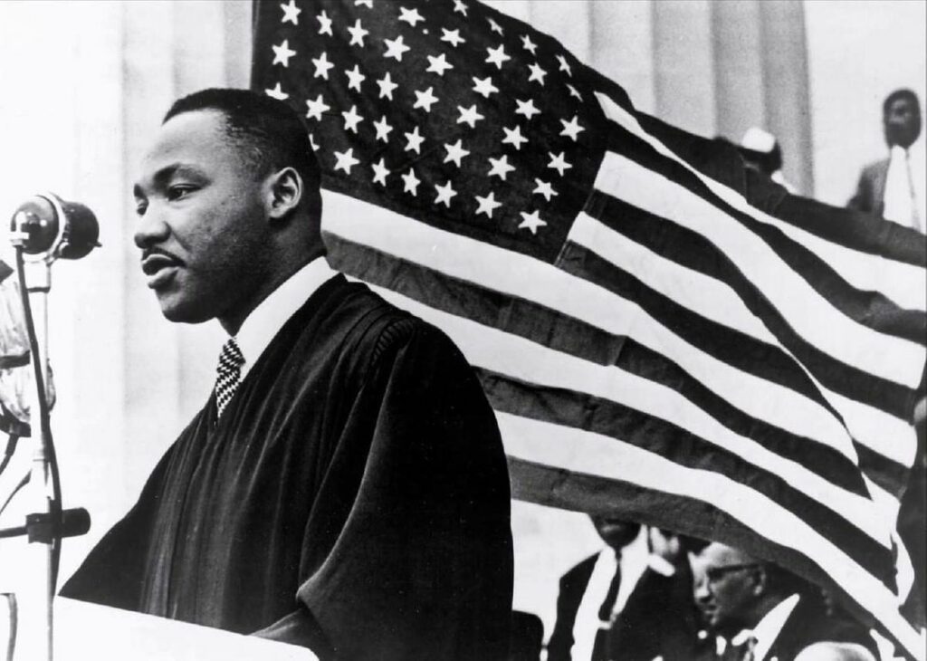 “True peace is not merely the absence of tension; it is the presence of justice....