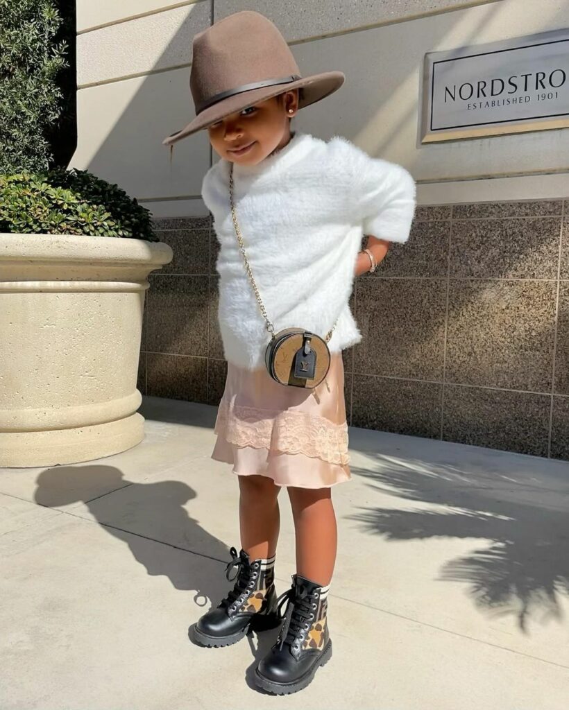 My little fashionista ...