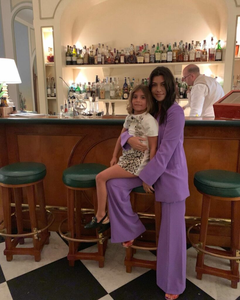 August 2019, Portofino: date night with my little lady....