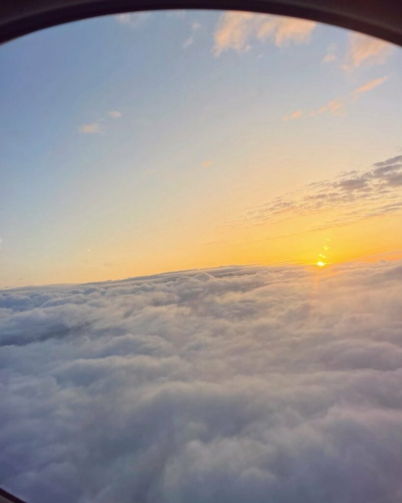 Sunset in the sky...