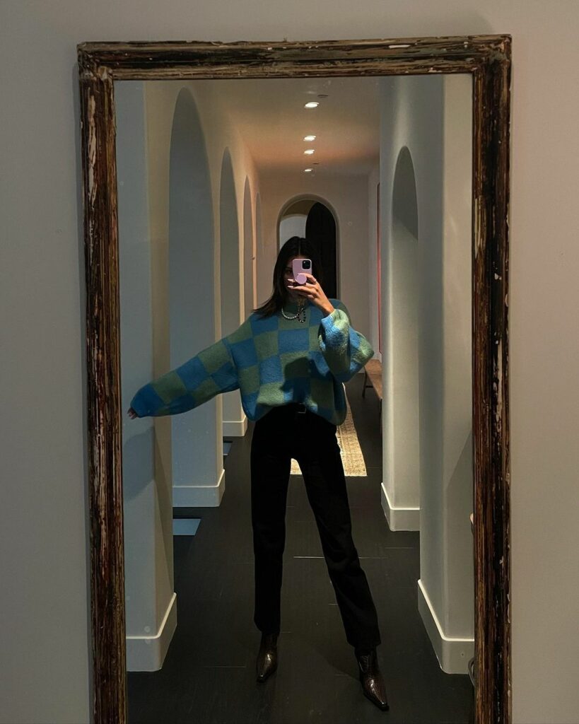 the sweater gets me...