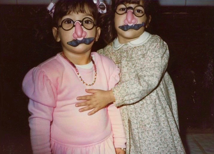 Baby Kim & Baby Kourtney in disguise  ...