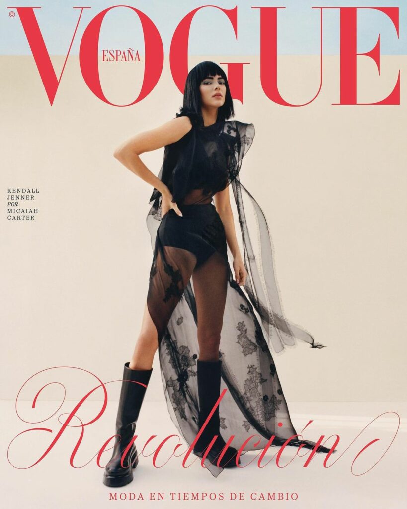 new cover for @voguespain August issue shot by @micaiahcarter 
@gabriellak_j...