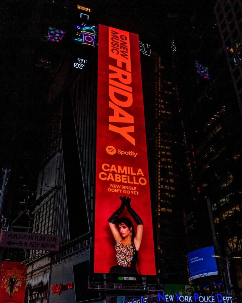 hi times square  be sure to listen to #DontGoYet on @spotify’s #newmusicfriday!...