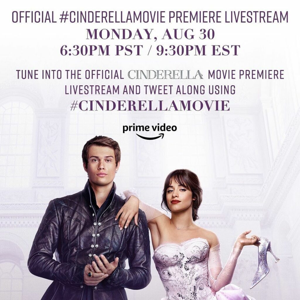 Tune into the official #CinderellaMovie premiere livestream at 9:30pm ET  see u ...