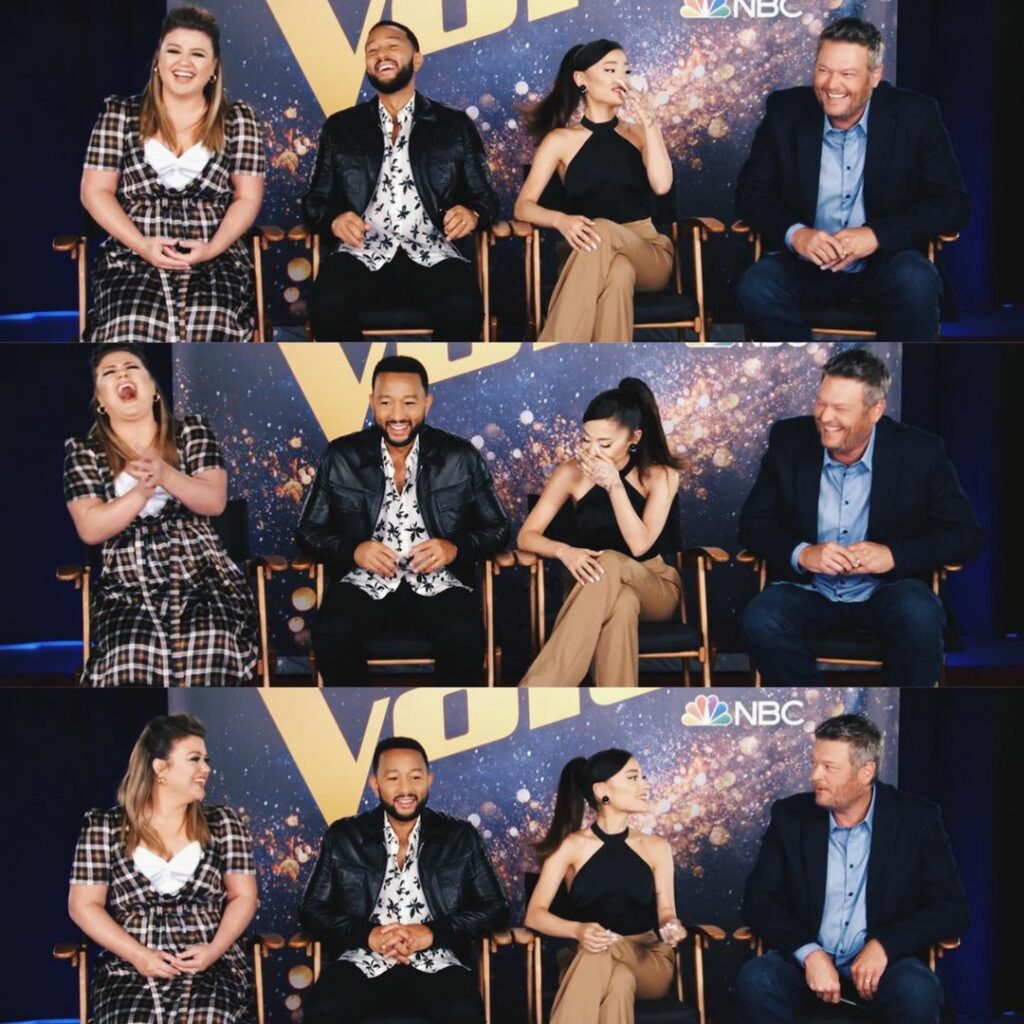 one week ! @nbcthevoice @kellyclarkson @johnlegend @blakeshelton...