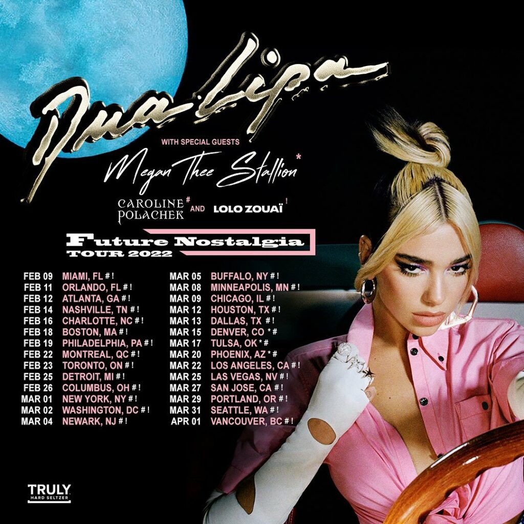 ☆ it’s finally happening!!!! ☆ We kick off the FUTURE NOSTALGIA TOUR in the US ♡...