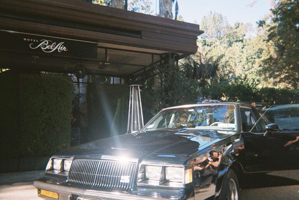 pulled up to the valet...