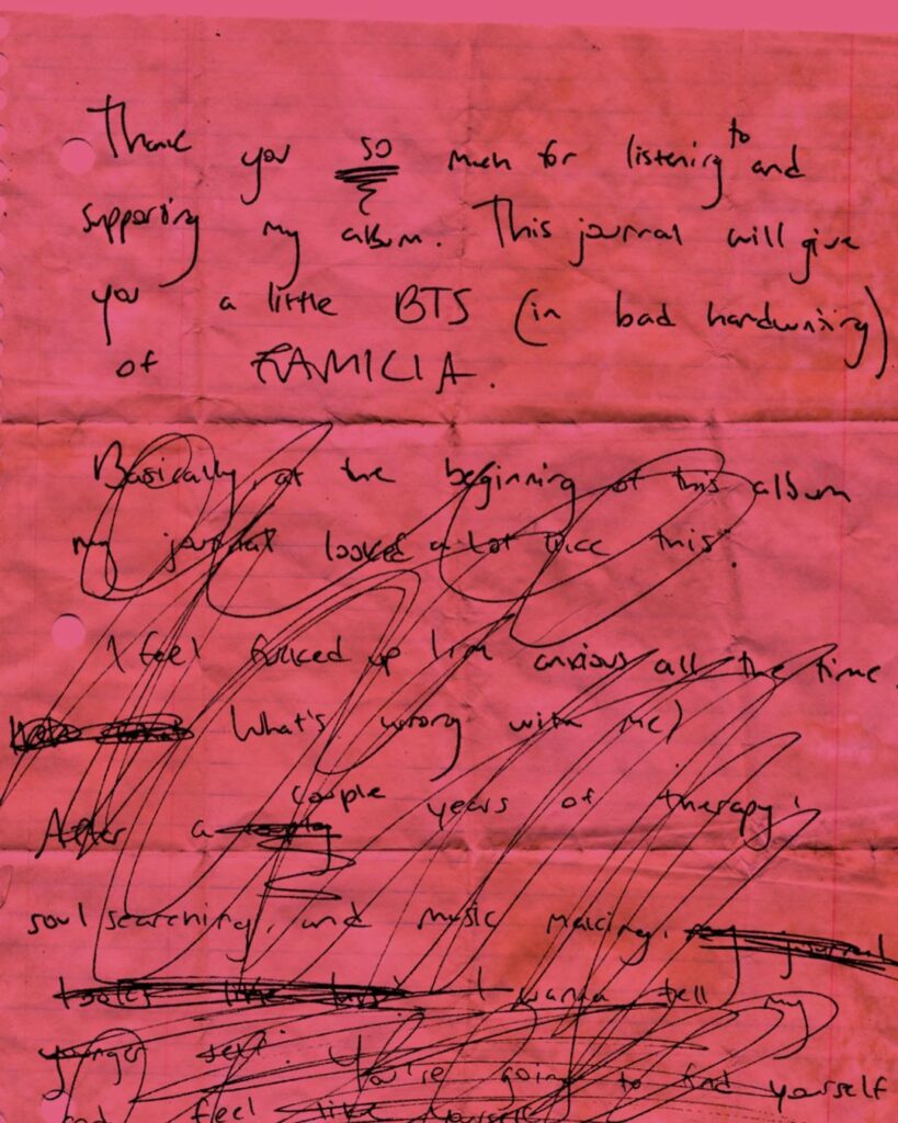 sneak peek of the FAMILIA journal...