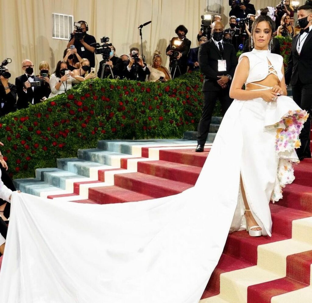 Camila Cabello: Sustainable and up cycled . Met gala 2022… Sustainable and up cycled . Met gala 2022...