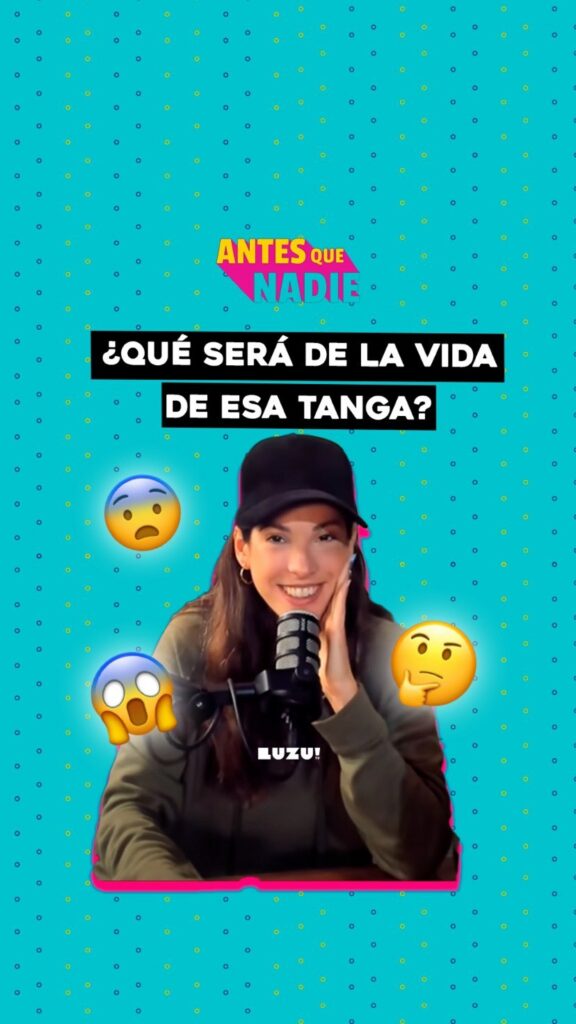 ¿QUÉ SERÁ DE LA VIDA DE ESA TANGA?  @candemolfese abrió su corazón y nos imagina...
