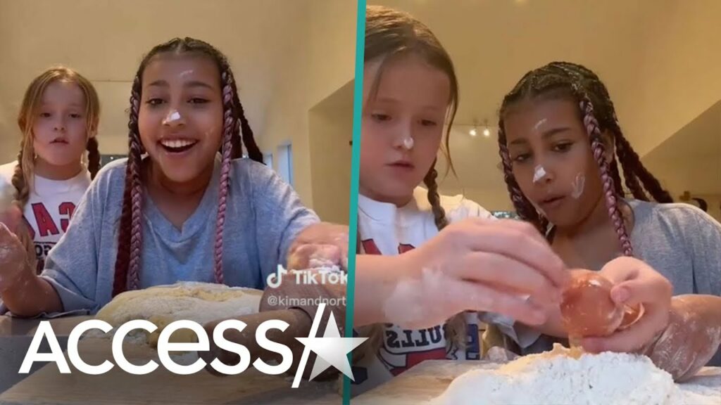 Kim Kardashian's Daughter North & Selena Gomez's Sister Gracie Have Pasta Making Play Date