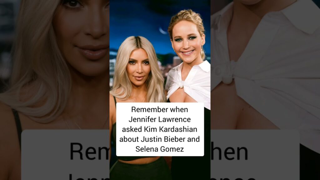 Jennifer Lawrence asks Kim Kardashian about Justin and Selena