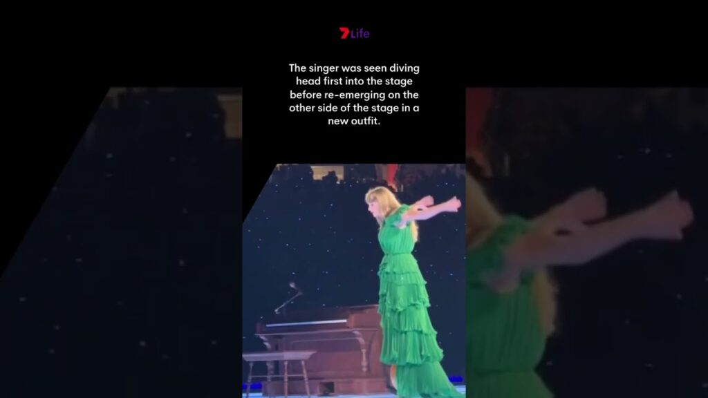 Taylor Swift redefines "stage dive" during Eras tour | 7NEWS