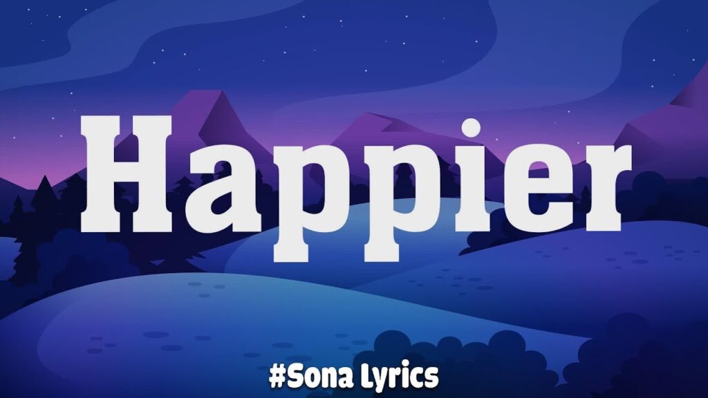 Olivia Rodrigo - Happier (Lyric Video) | Conan Gray, Madison Beer,...